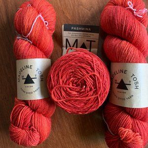 Madeline Tosh Hand Dyed Yarn